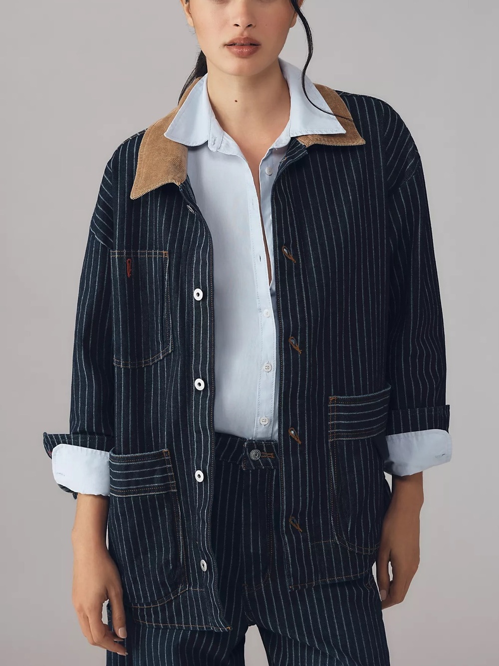 Pilcro Anthropologie Denim Chore Coat